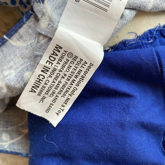 Prima Creations Cat Decoration Angel Kitty Blue Wings Holiday Vintage Inspired. - Picture 4 of 4